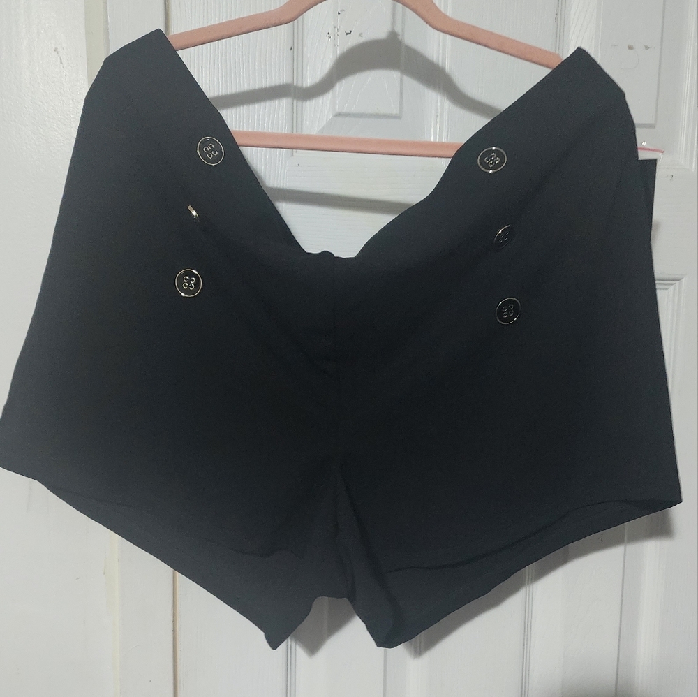 Women black shorts size 2x